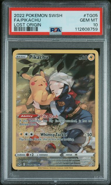 Pikachu TG05/TG30 Lost Origin PSA 10 112608759