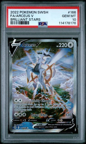 Arceus V 166/172 Brilliant Stars PSA 10 114178176