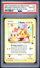 Birthday Pikachu Celebrations 24 PSA 10 152810210