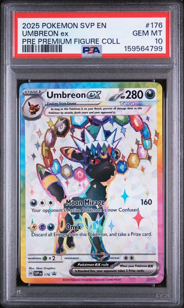 Umbreon ex (176)  Black Star Promo PSA 10 159564799