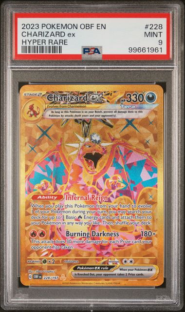 Charizard ex 228/197 Scarlet & Violet: Obsidian Flames PSA 9 99661961