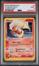 Flareon - Holo 5/100 EX Sandstorm PSA 9 94463674
