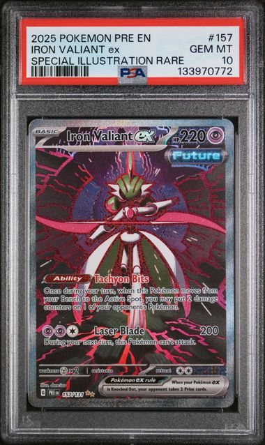 Iron Valiant ex 157/131 Prismatic Evolutions PSA 10 133970772