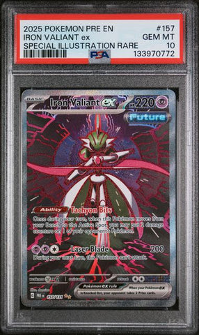 Iron Valiant ex 157/131 Prismatic Evolutions PSA 10 133970772