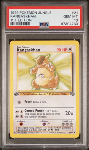 Kangaskhan 21/64 Jungle 1st Edition PSA 10 97304763