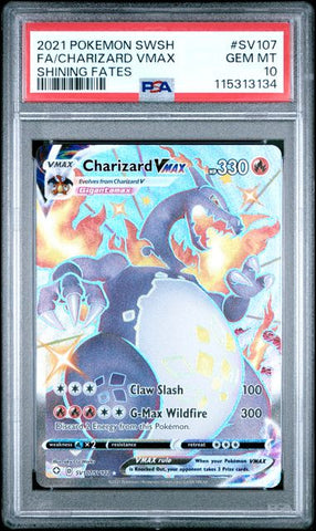 Charizard VMAX SV105/SV122 Shining Fates PSA 10 115313134