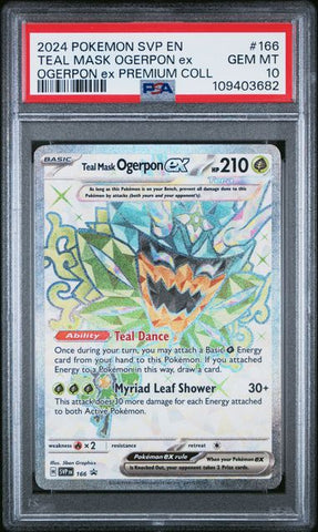 Teal Mask Ogerpon ex (166) Black Star Promo PSA 10 109403682