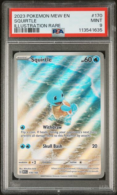 Squirtle 170/165 S&V 151 PSA 9 113541635