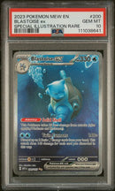 Blastoise ex 200/165 151 PSA 10 111038641