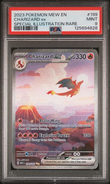 Charizard ex 199/165 S&V 151 PSA 9 125694828