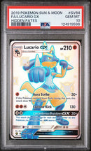 Lucario GX SV64/SV94 Hidden Fates PSA 10 124919598