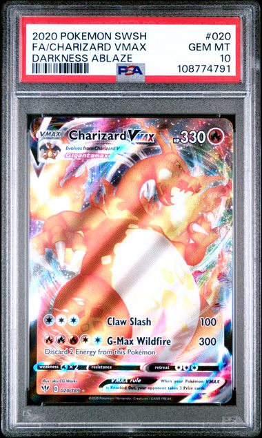 Charizard VMAX 020/189 Darkness Ablaze PSA 10 108774791