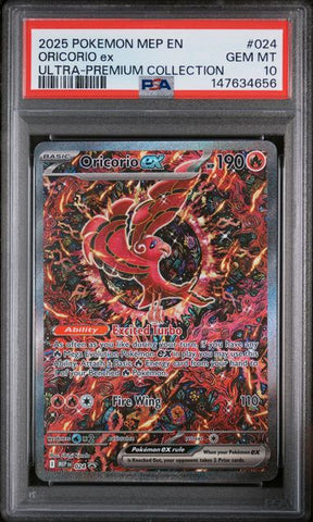 Oricorio ex (024) Black Star Promo PSA 10 147634656