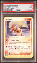 Flareon 5/100 Sandstorm Reverse Holo  PSA 9 94464842