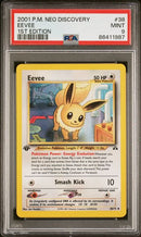 Eevee 38/75 Neo Discovery 1st Edition PSA 9 86411987