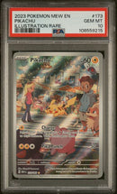 Pikachu 173/165 SV 151 Illustration Rare PSA 10 108559215