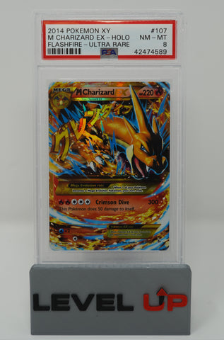 M Charizard Ex 107/106 PSA 8 42474589