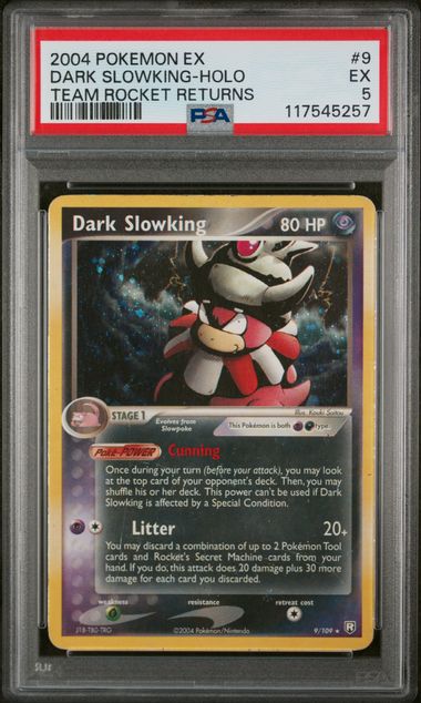 Dark Slowking - Holo 9/109 Team Rocket Returns PSA 5 117545257