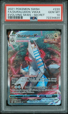 Duraludon VMAX 220/203 Evolving Skies PSA 10 72234820