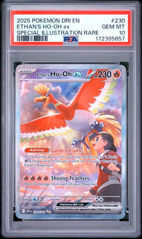 Ethan's Ho-oh 230/182 Destined Rivals Special Illustration Rare PSA 10 172395657