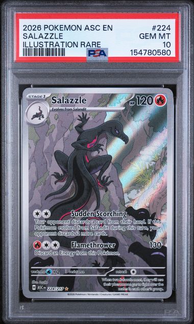 Salazzle 224/217 Ascended Heroes PSA 10 154780580