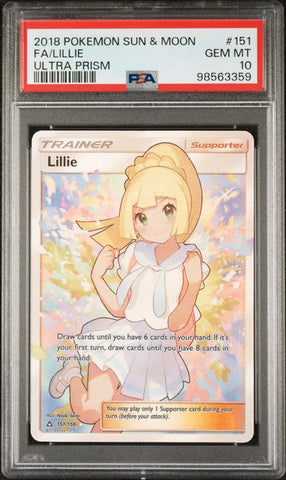 Lillie 151/156 Ultra Prism PSA 10 98563359