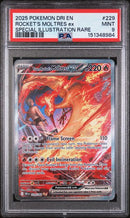 Team Rocket's Moltres ex 229/182 Destined Rivals PSA 9 151348984