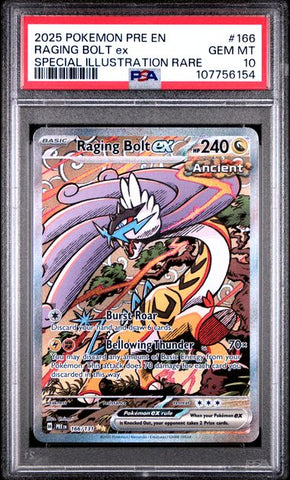Raging Bolt ex 166/131 Prismatic Evolutions PSA 10 107756154
