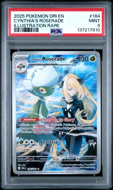 Cynthia's Roserade 184/182 Destined Rivals PSA 9 137217910