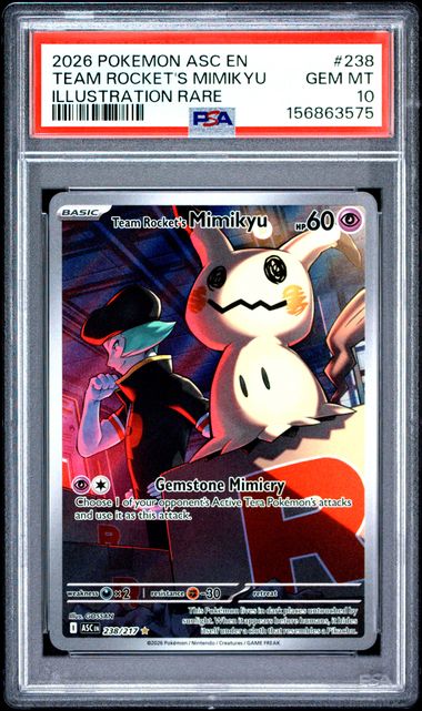 Team Rocket's Mimikyu 238/217 Destined Rivals PSA 10 156863575