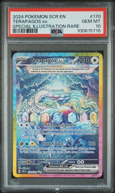 Terapagos ex 170/142 Stellar Crown PSA 10 100615716