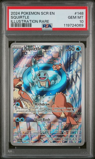 Squirtle 148/142 Stellar Crown PSA 10 119724069