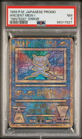 Ancient Mew JPN Promo "Nintendo" Error PSA 7 86317827