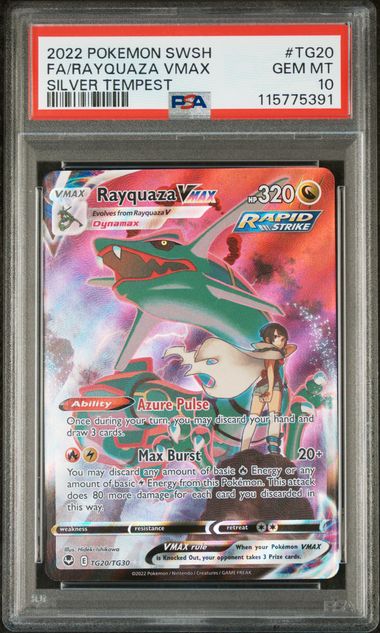 Rayquaza VMAX TG20/TG30 Silver Tempest PSA 10 115775391