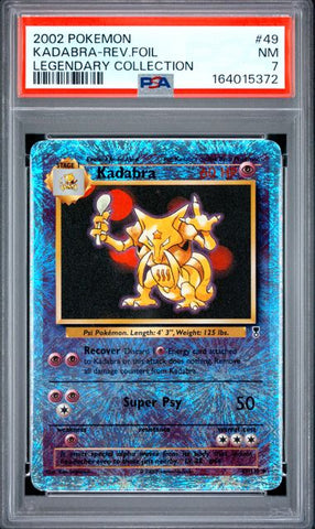 Kadabra 49/110 Legendary Collection Reverse Holo PSA 7 164015372