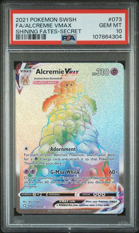 Alcremie VMAX 073/072 Shining Fates PSA 10 107864304