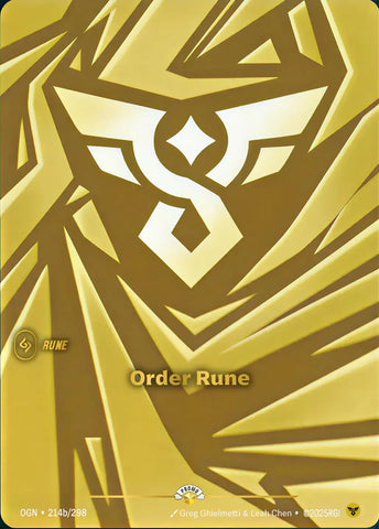 Order Rune 214b/298 RFTB1