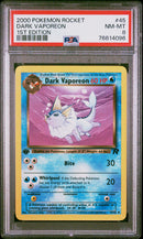 Dark Vaporeon 45/82 1st Edition Team Rocket PSA 8 76814096