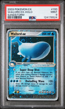 Wailord ex 100/100 Sandstorm PSA 9 124176524