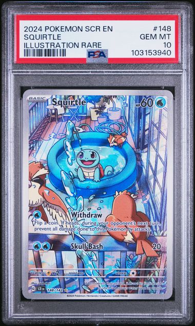 Squirtle 148/142 Stellar Crown PSA 10 103153940