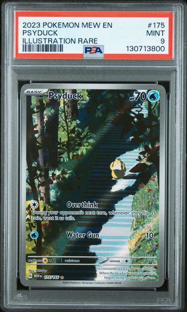 Psyduck 175/165 Scarlet & Violet 151 Illustration Rare PSA 9 130713800