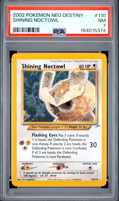 Shining Noctowl 110/105 Neo Destiny Holo PSA 7 164015374
