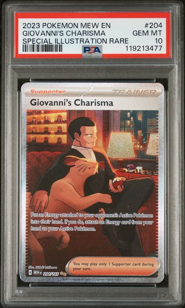 Giovanni's Charisma 204/165 S&V: 151 PSA 10 119213477
