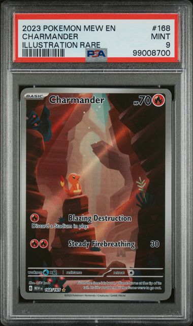 Charmander 168/165 S&V: 151 PSA 9 99008700
