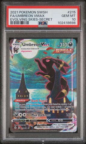 Umbreon VMAX 215/203 Evolving Skies PSA 10 102418698