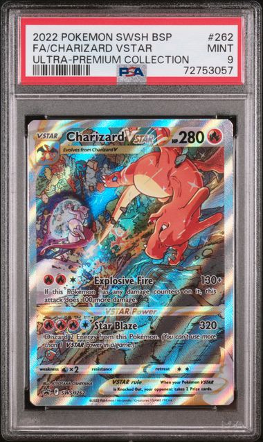 Charizard VSTAR SWSH262 Black Star Promo PSA 9 72753057