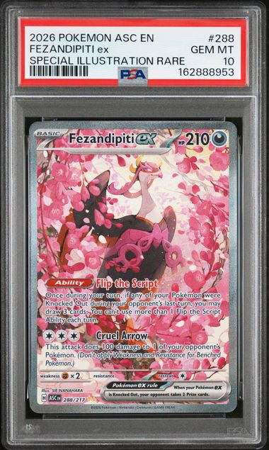 Fezandipiti ex 288/217 Ascended Heroes PSA 10 162888953