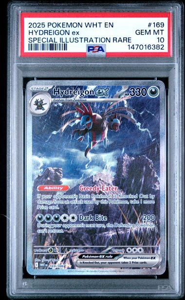 Hydreigon ex 169/086 White Flare PSA 10 147016382