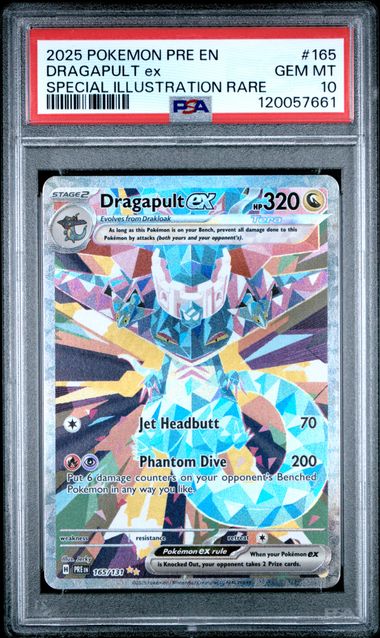 Dragapult ex 165/131 Prismatic Evolutions PSA 10 120057661