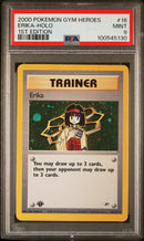 Erika 16/132 Gym Heroes 1st Edition PSA 9 100545130